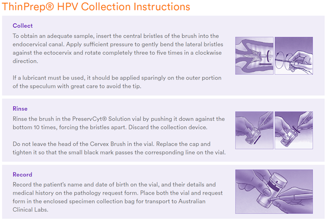 ThinPrep Collection Instructions